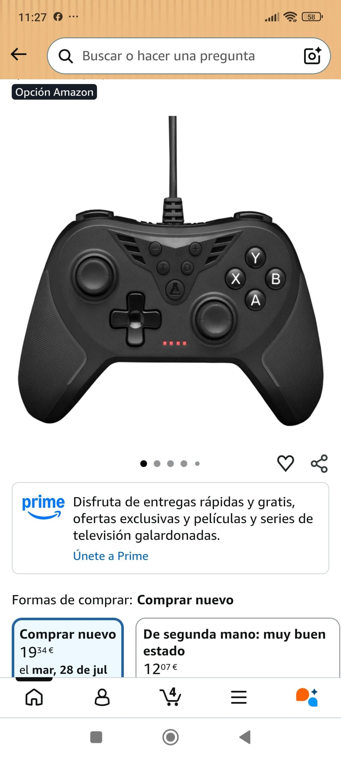 mando de pc con USB: imagen 2