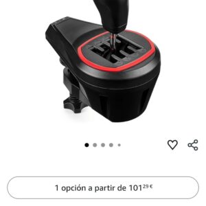 Thrustmaster TH8S Shifter Add-On - Palanca de 8 Marchas - PS5, XBOX y PC | Patrón "H"