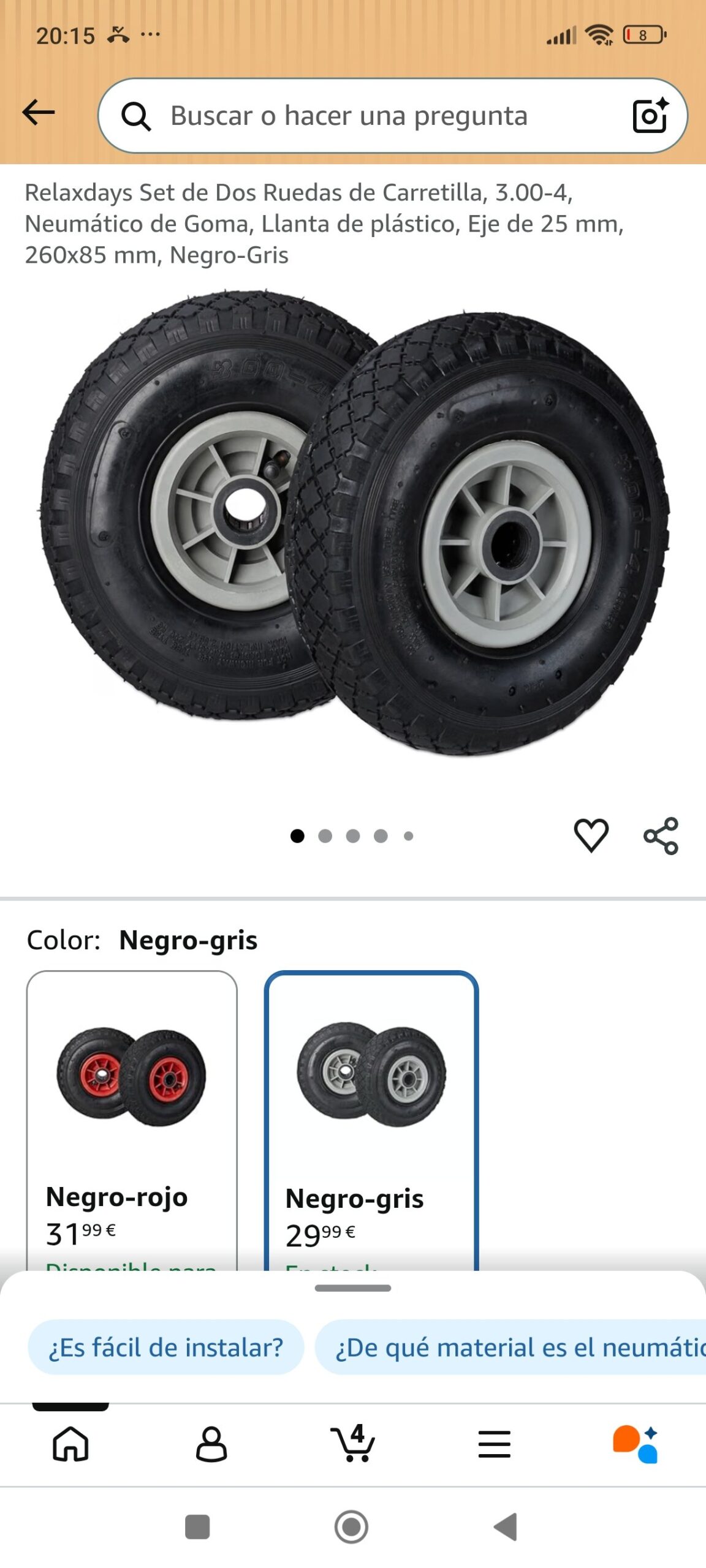 rueda de carretilla: imagen 1