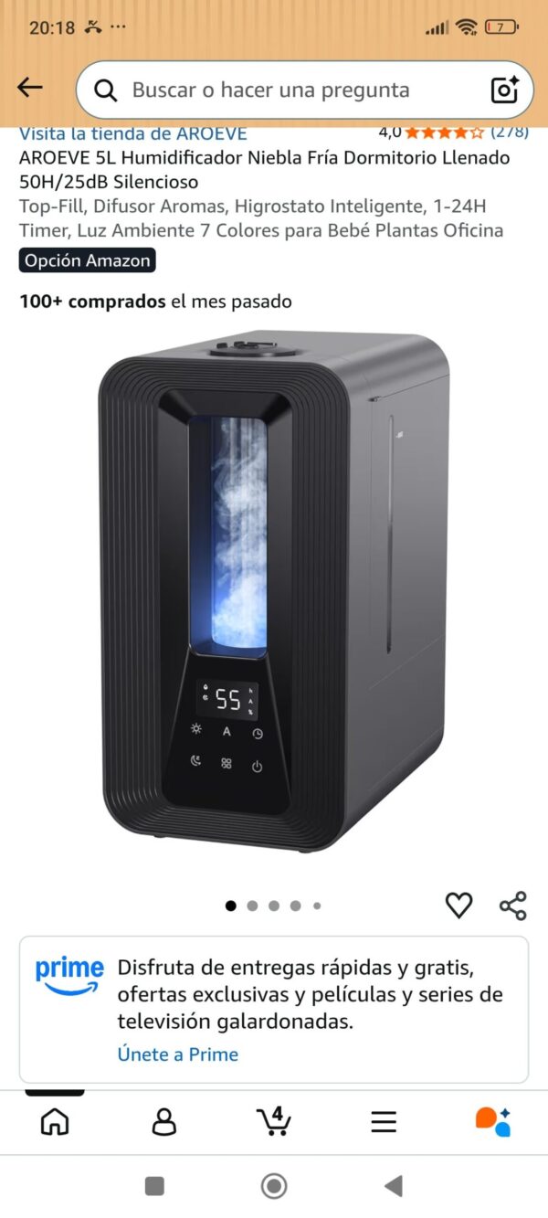 humidificador 5L