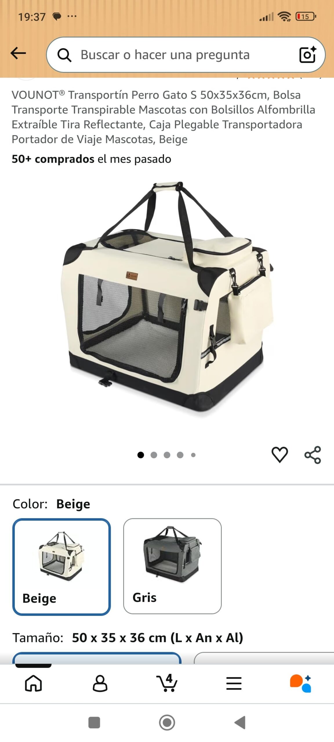 Transportín perro y gato: imagen 2