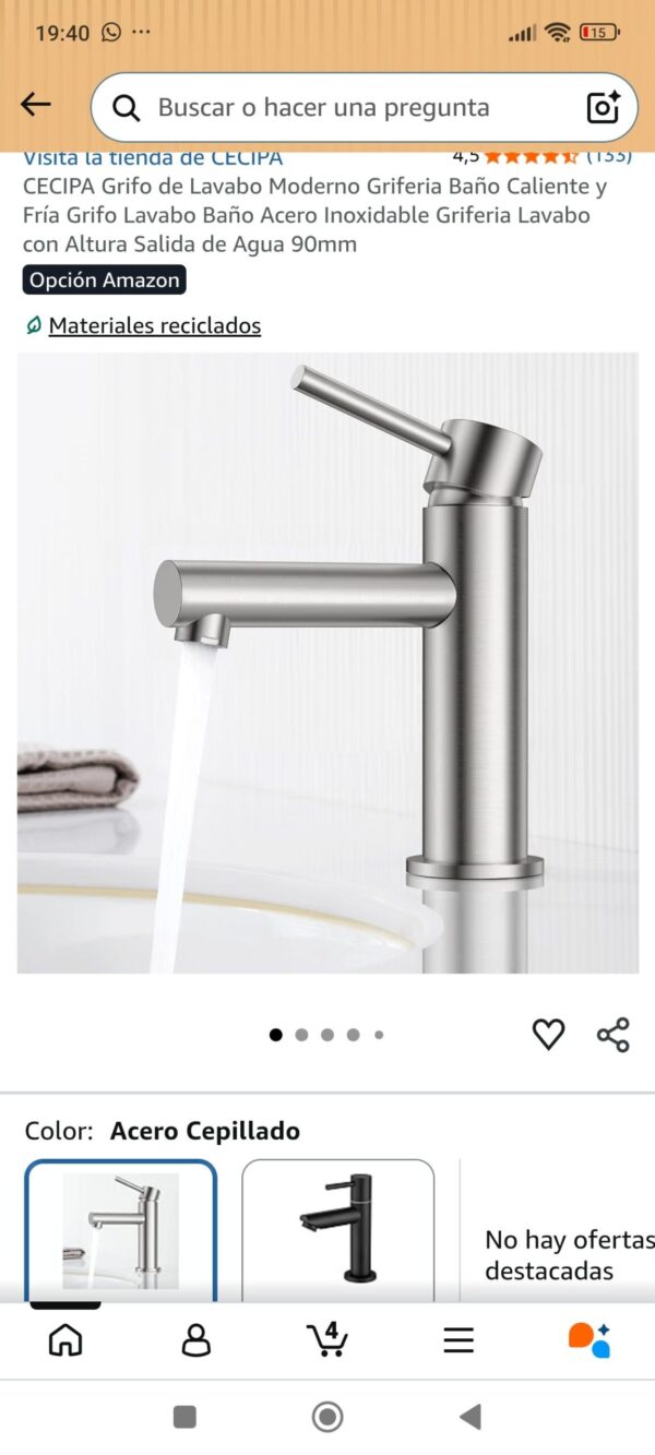 Grifo de lavabo