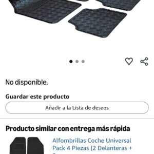 juego alfombrilla de plástico universal para coche