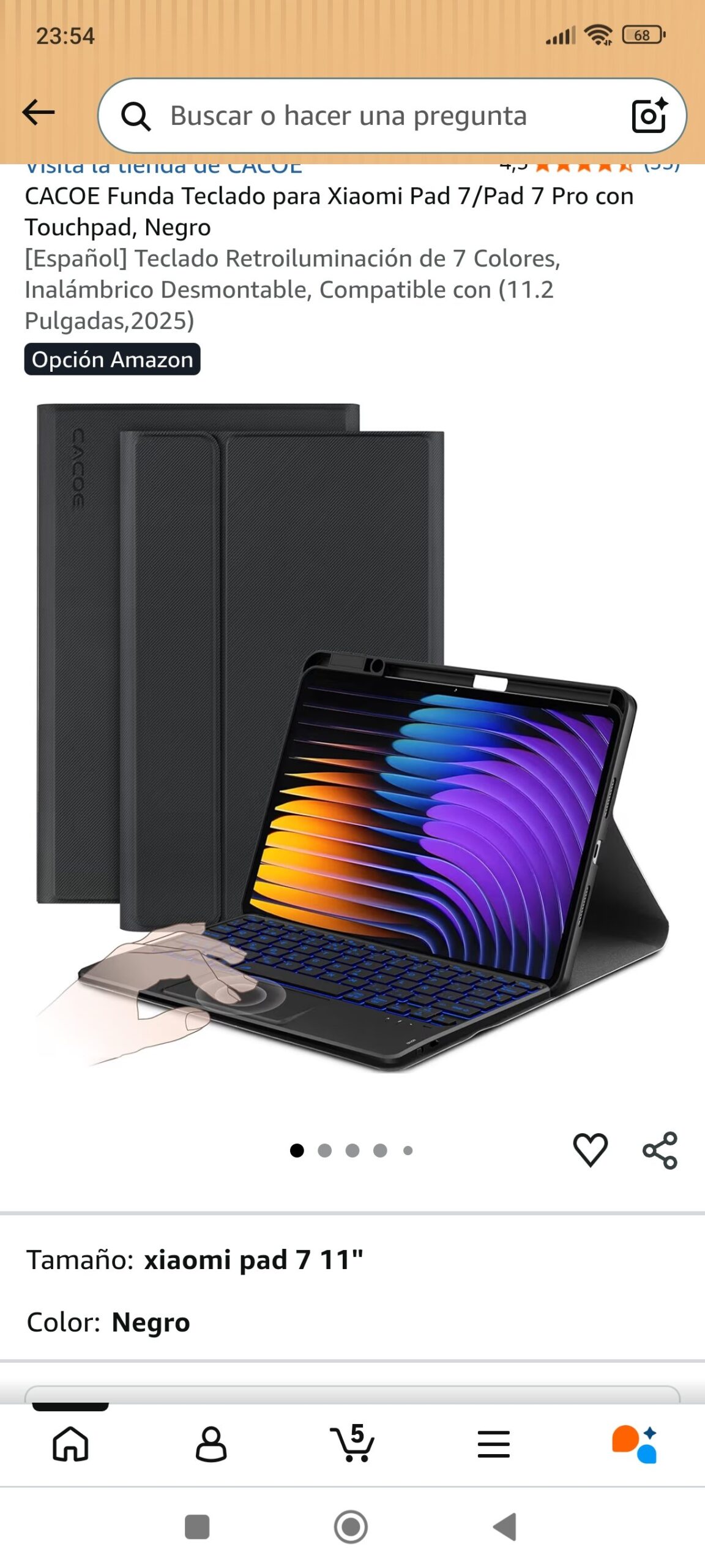 funda con teclado para table: imagen 1