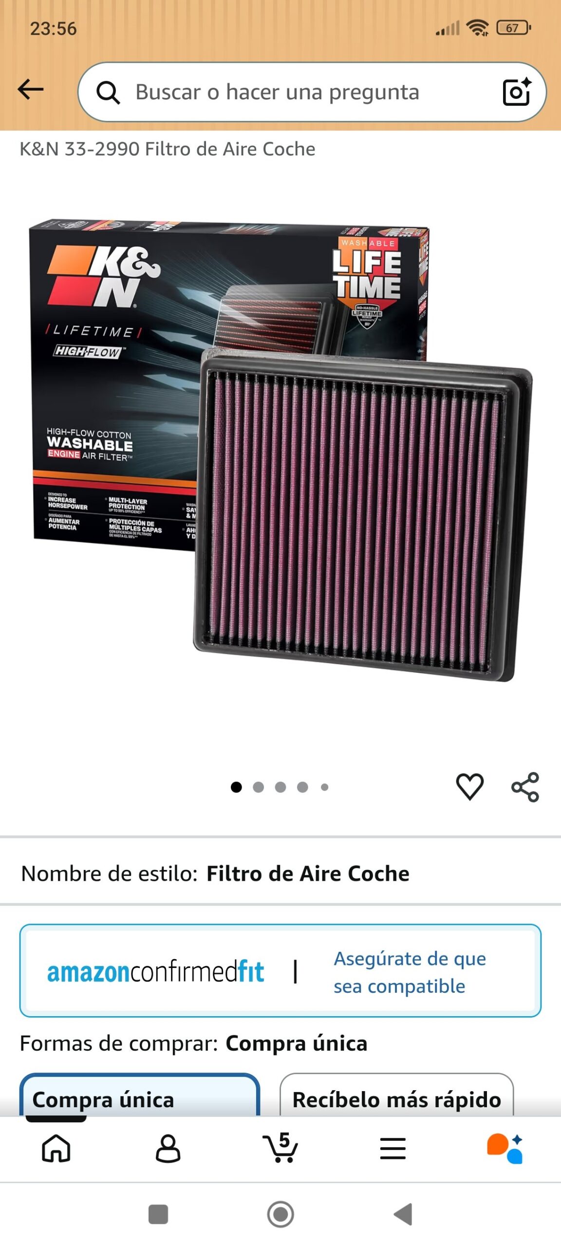 filtro de aire de coche: imagen 2