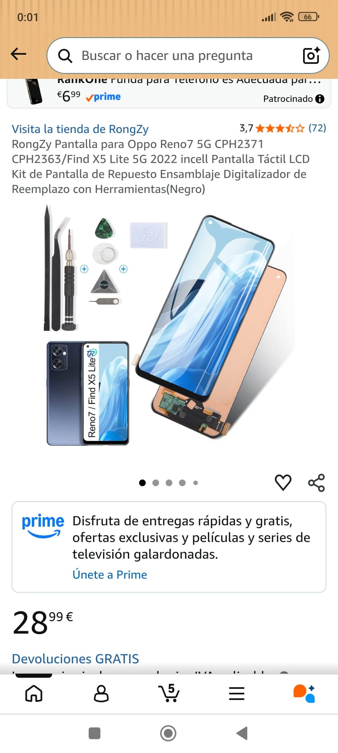 pantalla para oppo: imagen 1