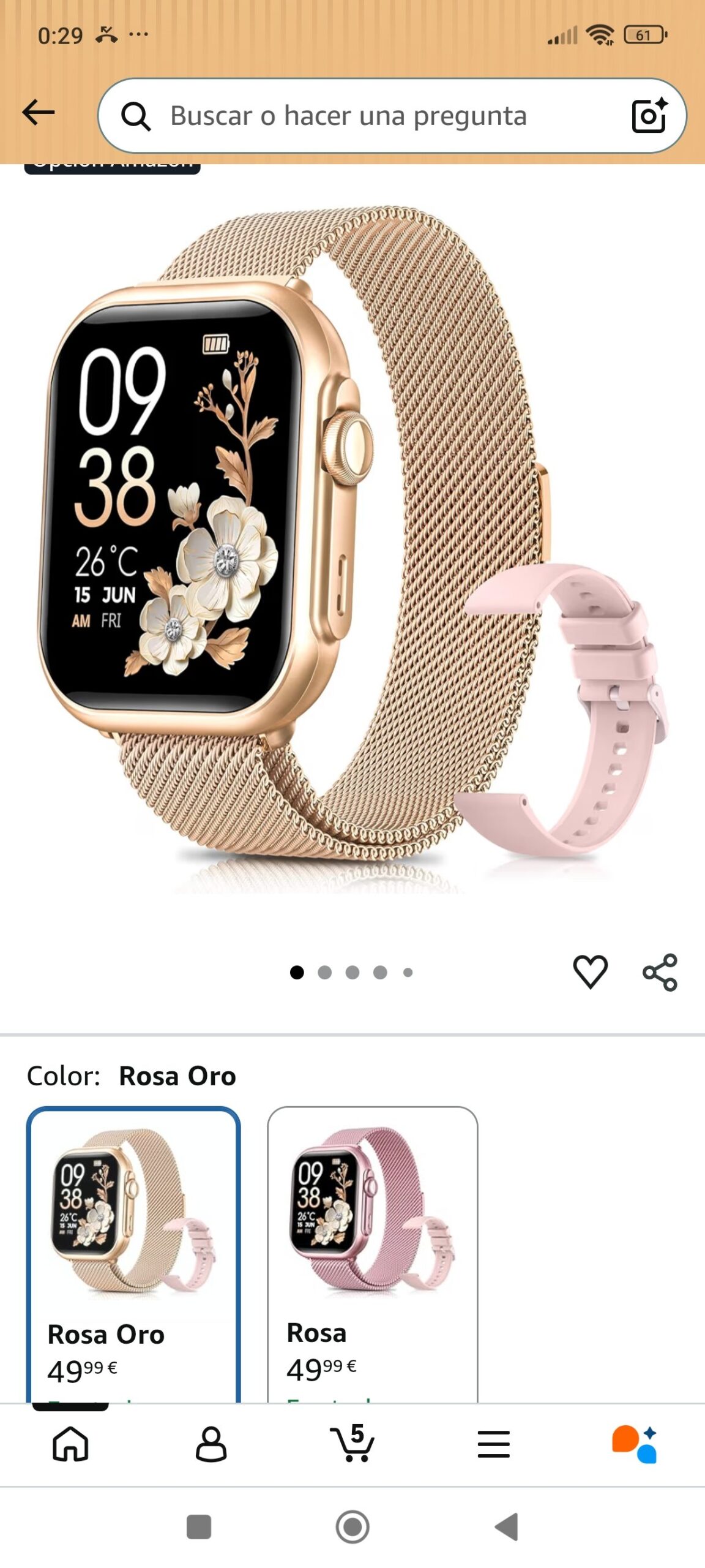 reloj inteligente mujer: imagen 2
