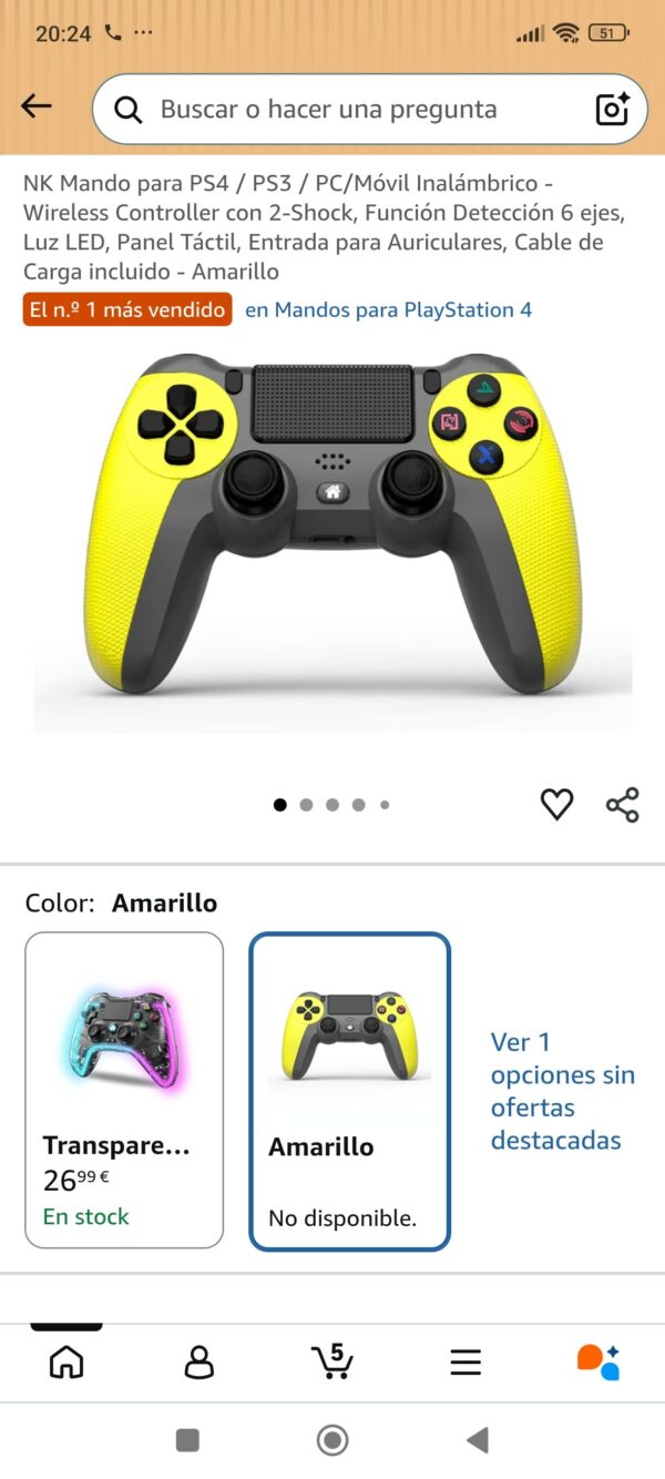 mando para ps3 ps4 pc
