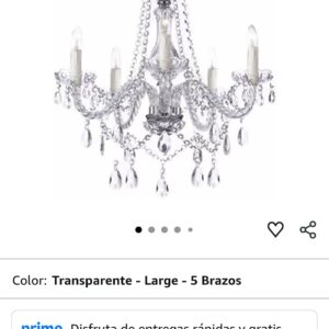 lampara de cristal colgante moderno: imagen 2