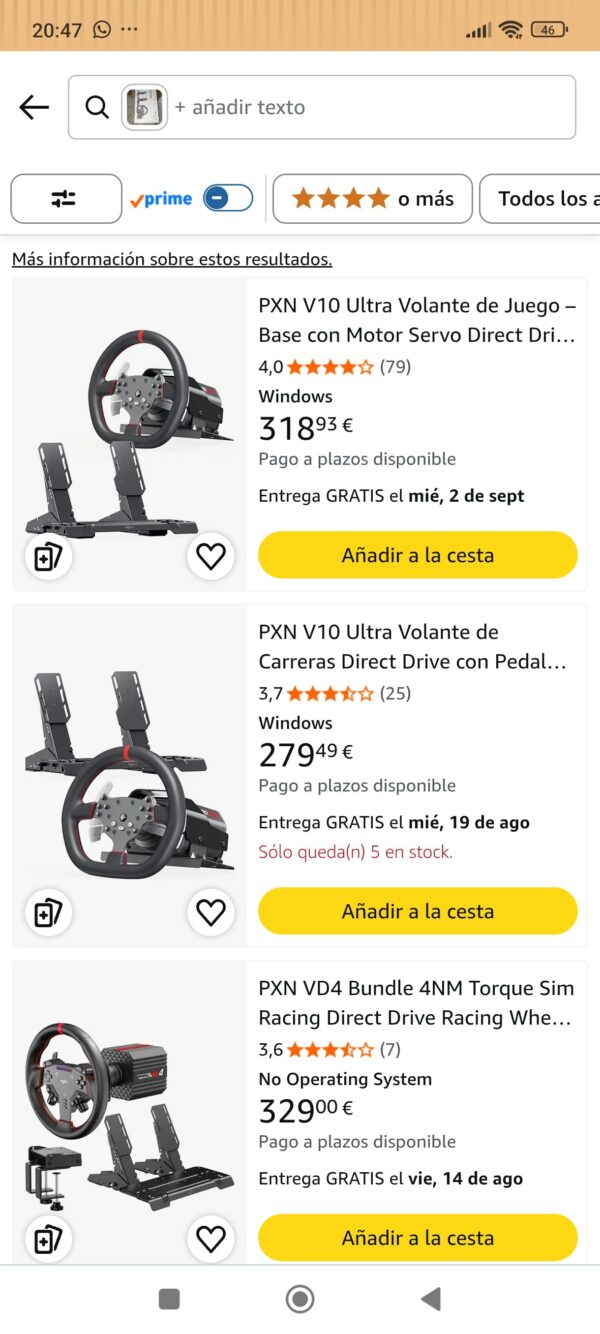 volante de carretera pc ps4
