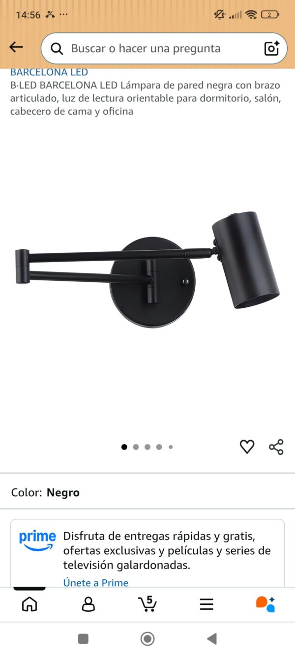 lampara de pared