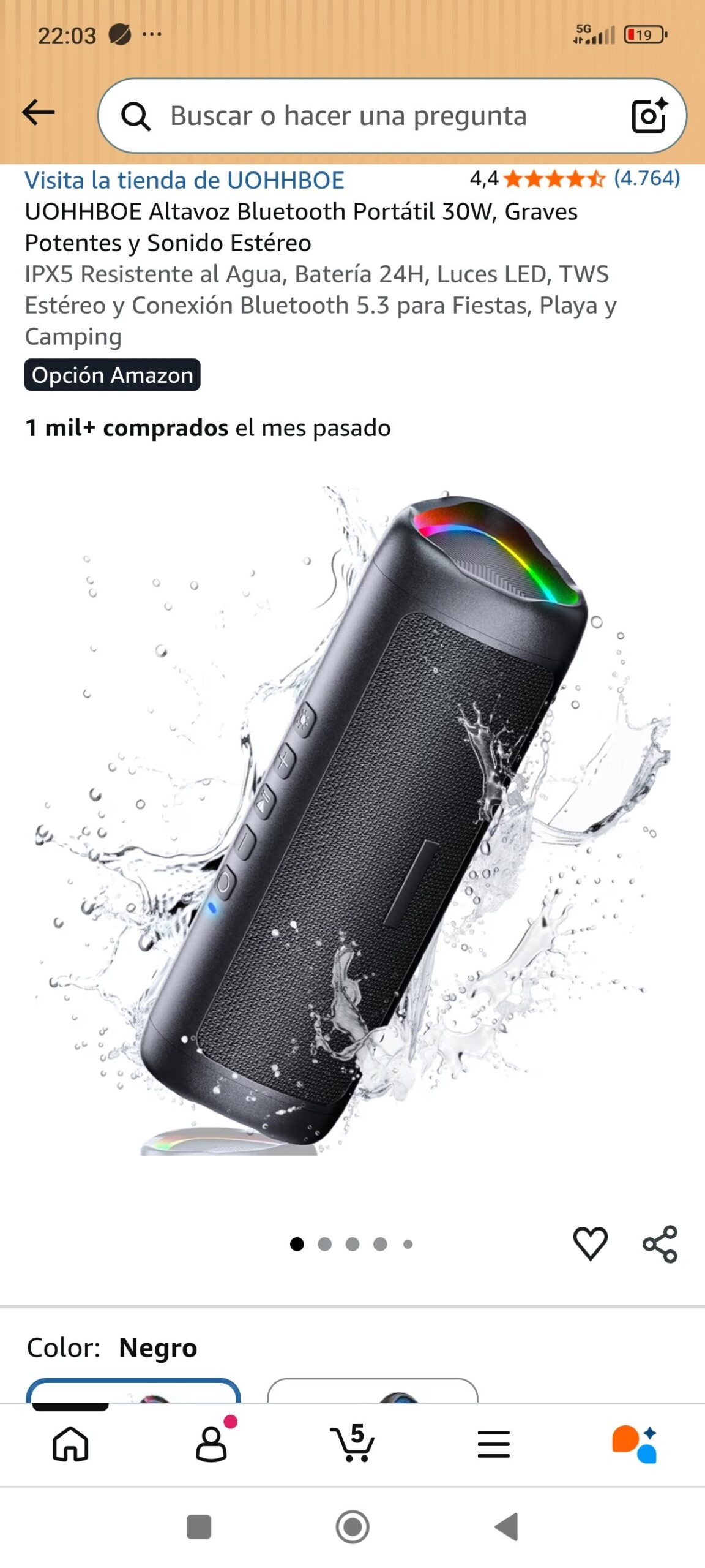 Altavoz bluetooth: imagen 2
