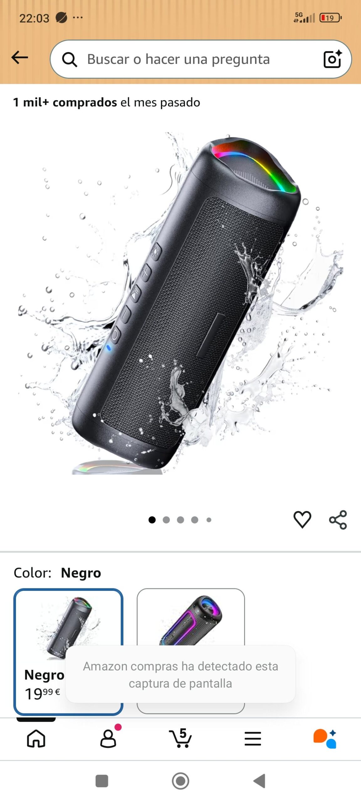 Altavoz bluetooth: imagen 1