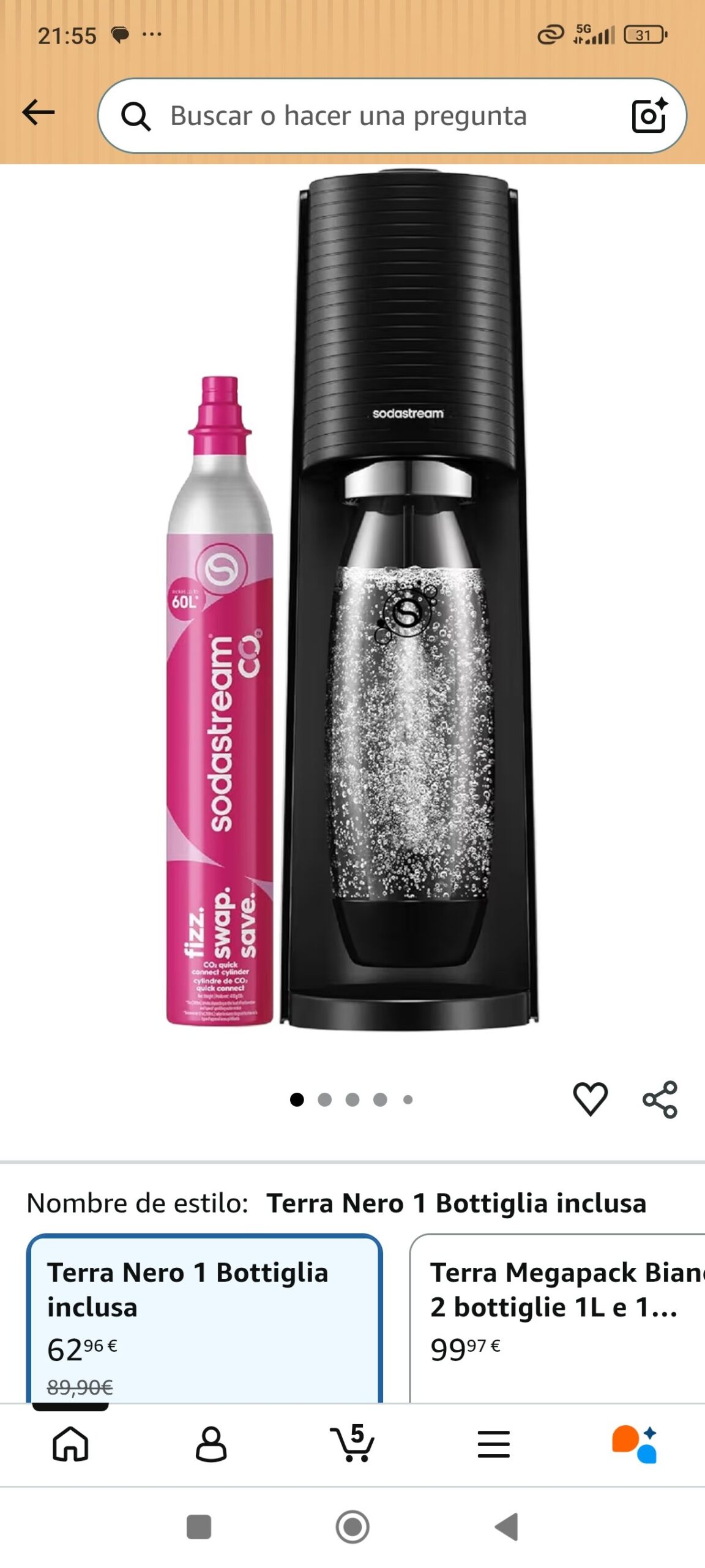 maquina para hacer agua con gas: imagen 2