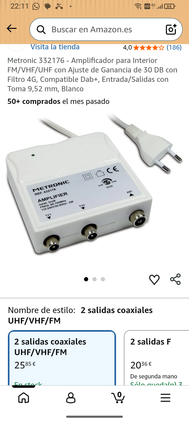 amplificador para interior