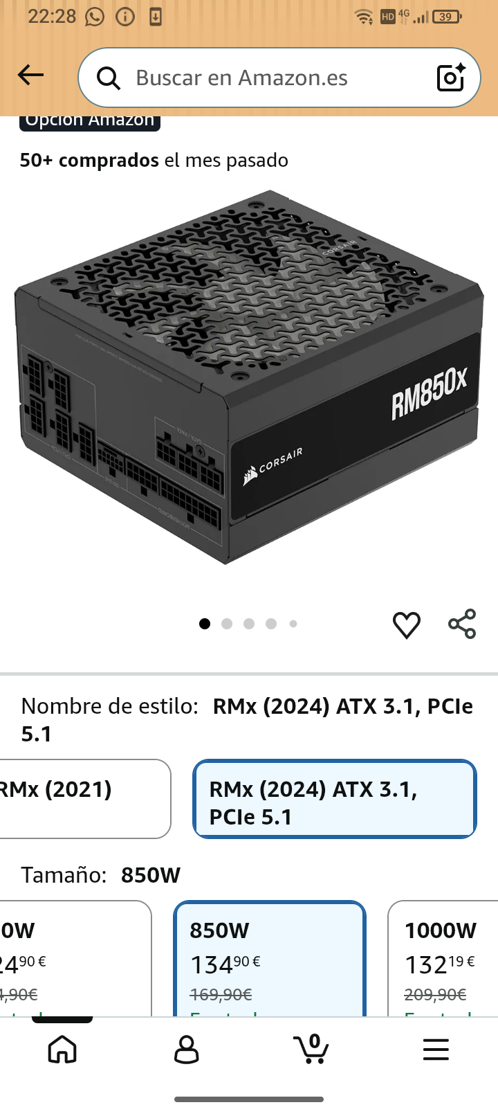 fuente de alimentación corsai - Imagen 2