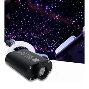 luz de techo para iluminación interior del coche VASTFIRE Luz de fibra óptica Starlight de 16 W – 500 piezas x 10 pies x 0.04 pulgadas