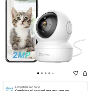 EZVIZ C6N Cámara Vigilancia WiFi Interior 360°, 1080P