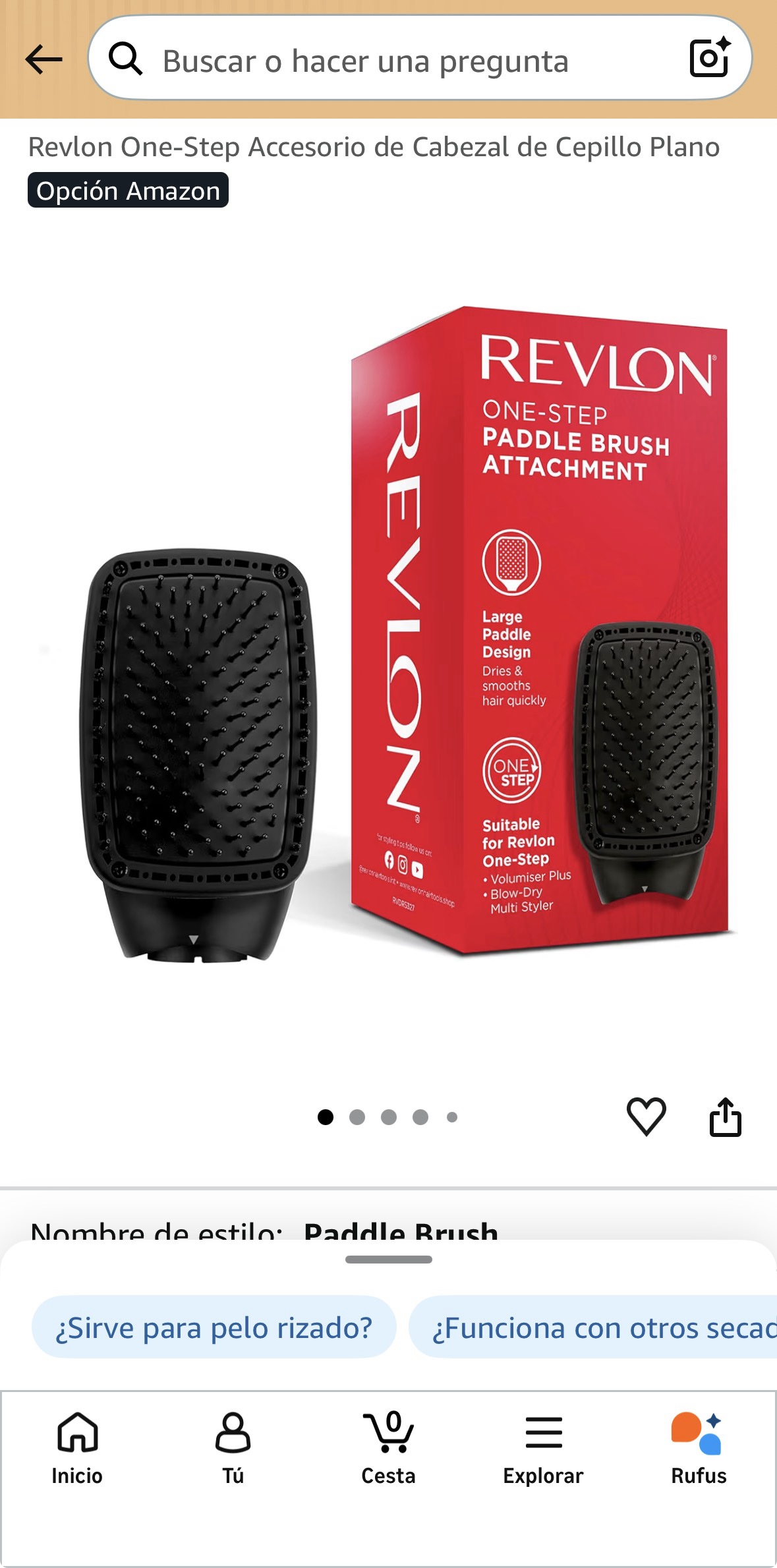 Revlon One-Step Accesorio de Cabezal de Cepillo Plano