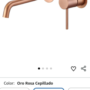 grifería empotrada monomando