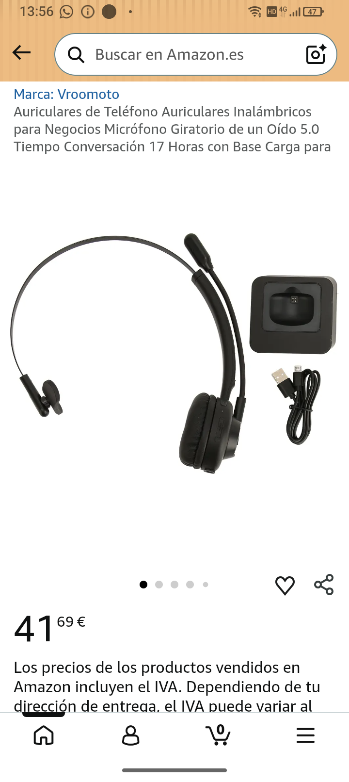 auriculares de teléfono