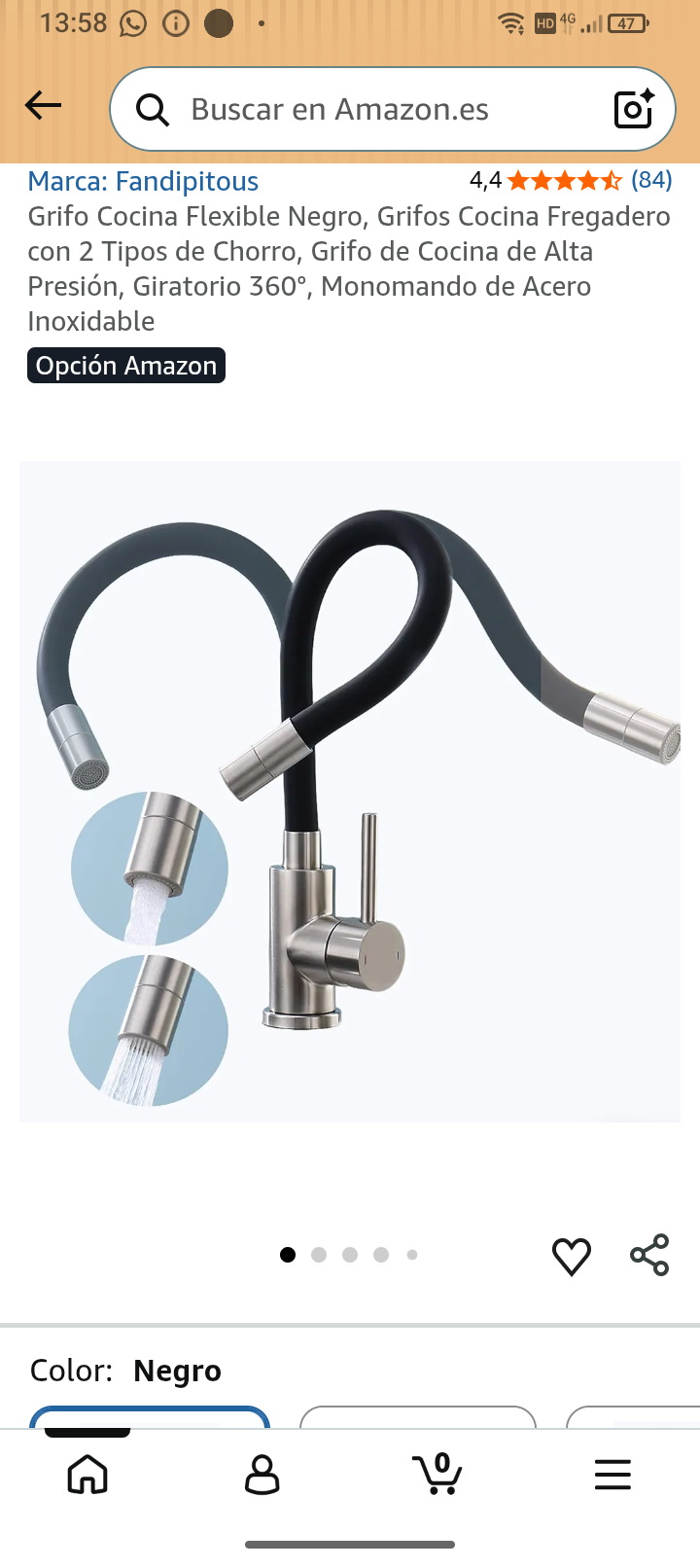 grifo de cocina flexible - Imagen 2