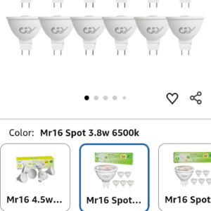 bombilla led de bajo consumo