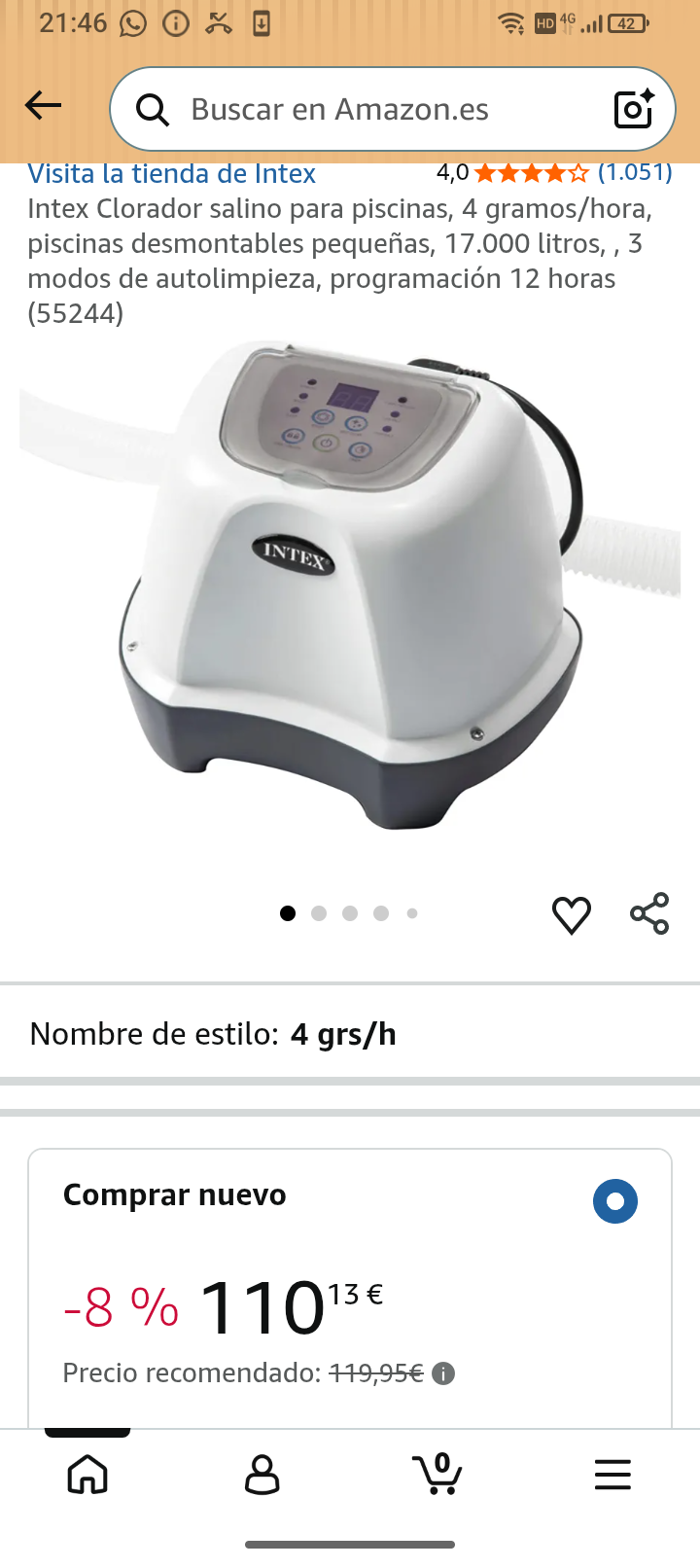 clorador salino pará piscina