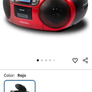 radió cassette portátil