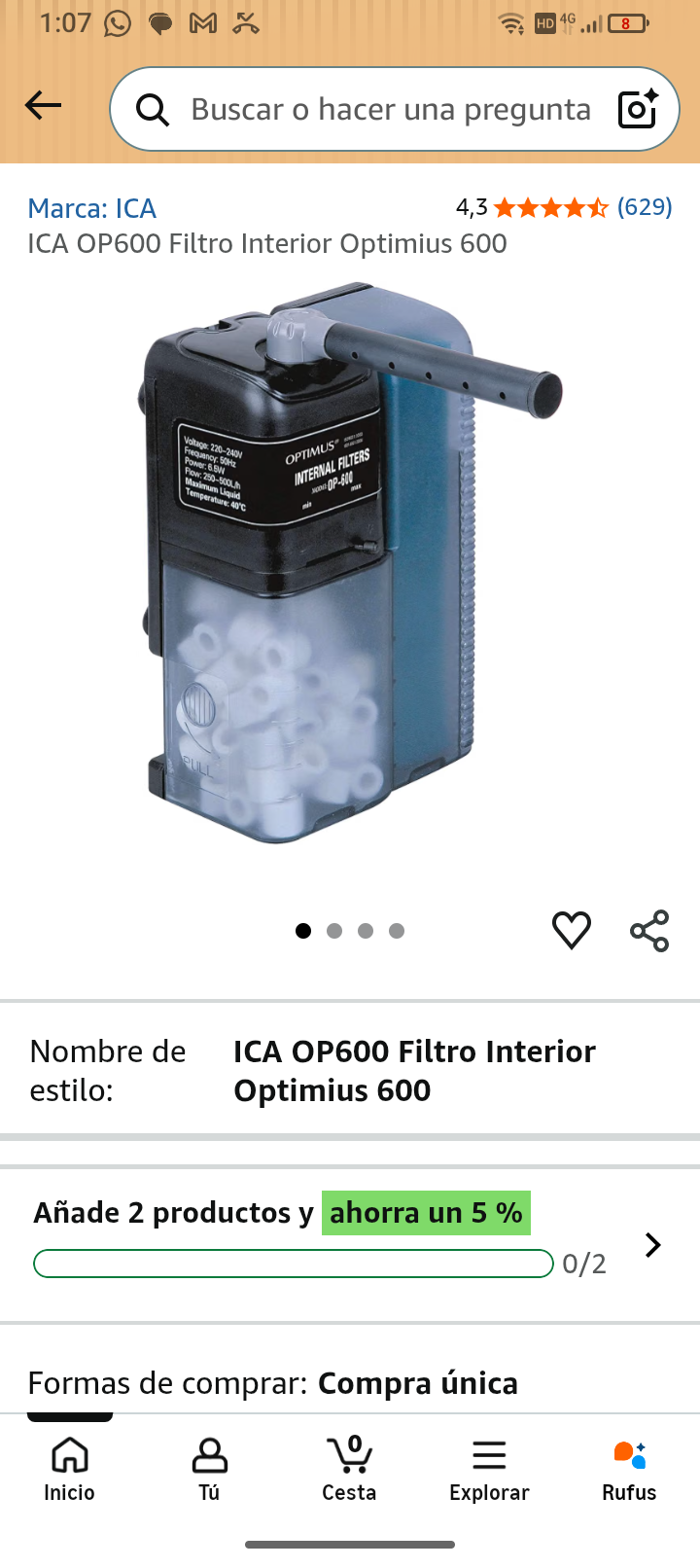filtro interior optimius - Imagen 2