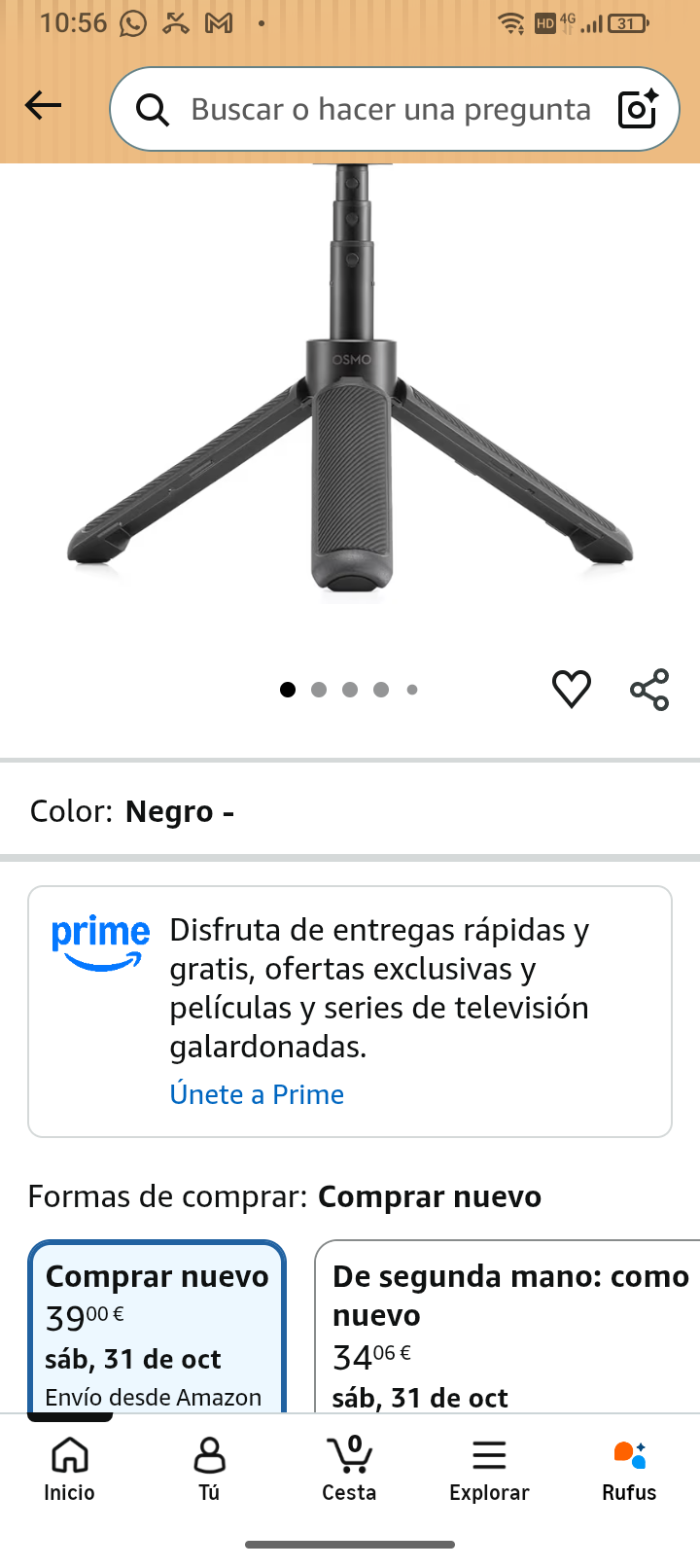 mini brazo extensible