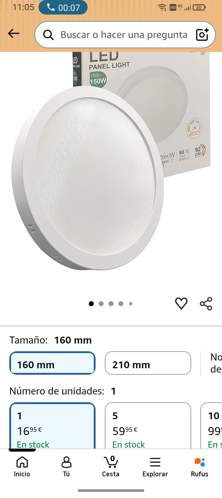 plataforma circular de led hay 2 - Imagen 2