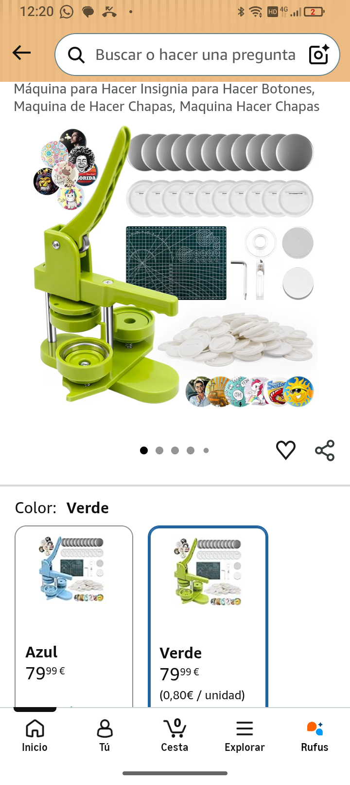 máquina para hacer chapas de 58cm