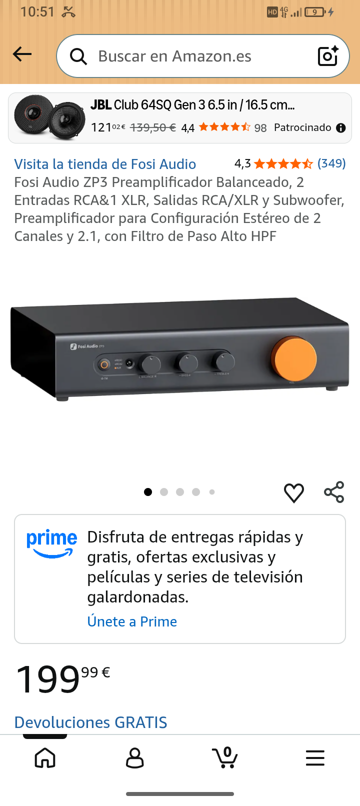 preamplificador zp3 dos entradas