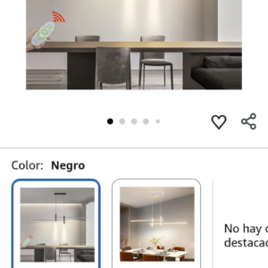 lampara de techo moderna LED