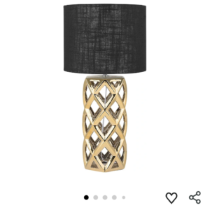 lampara de mesa de cerámica