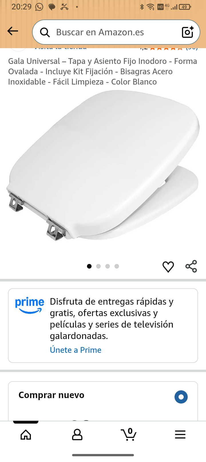 tapa universal de baño cuadrada